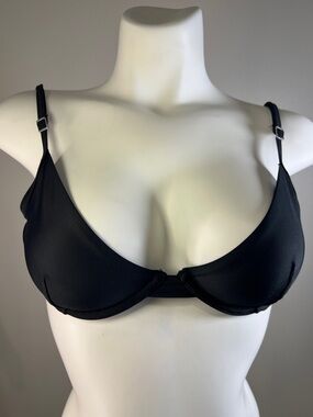 Abercrombie & Fitch Black Underwire Bikini Top SMALL